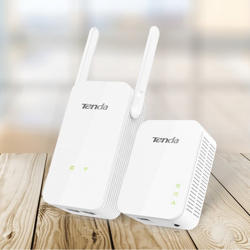 Tenda Kit 2 powerline AV1000 Gigabit + Wi-Fi 300