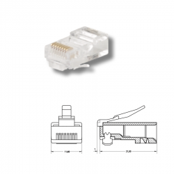 Spina RJ45 UTP CAT6 8P8C...